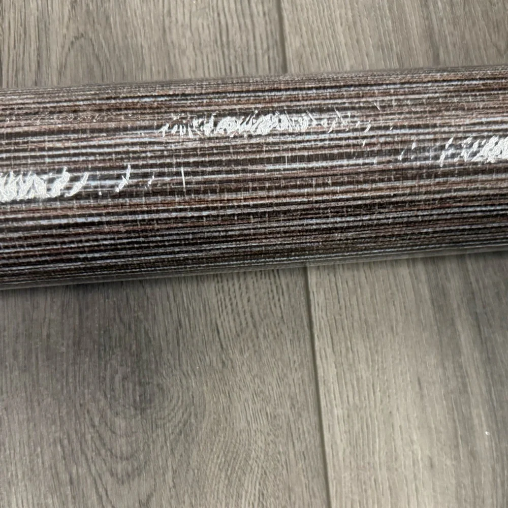 New! Brown Textured Faux Grasscloth Effect Wallpaper Walls Republic SKU R8228